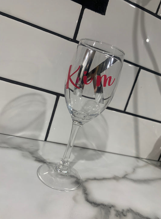 Personalised Wine Glass