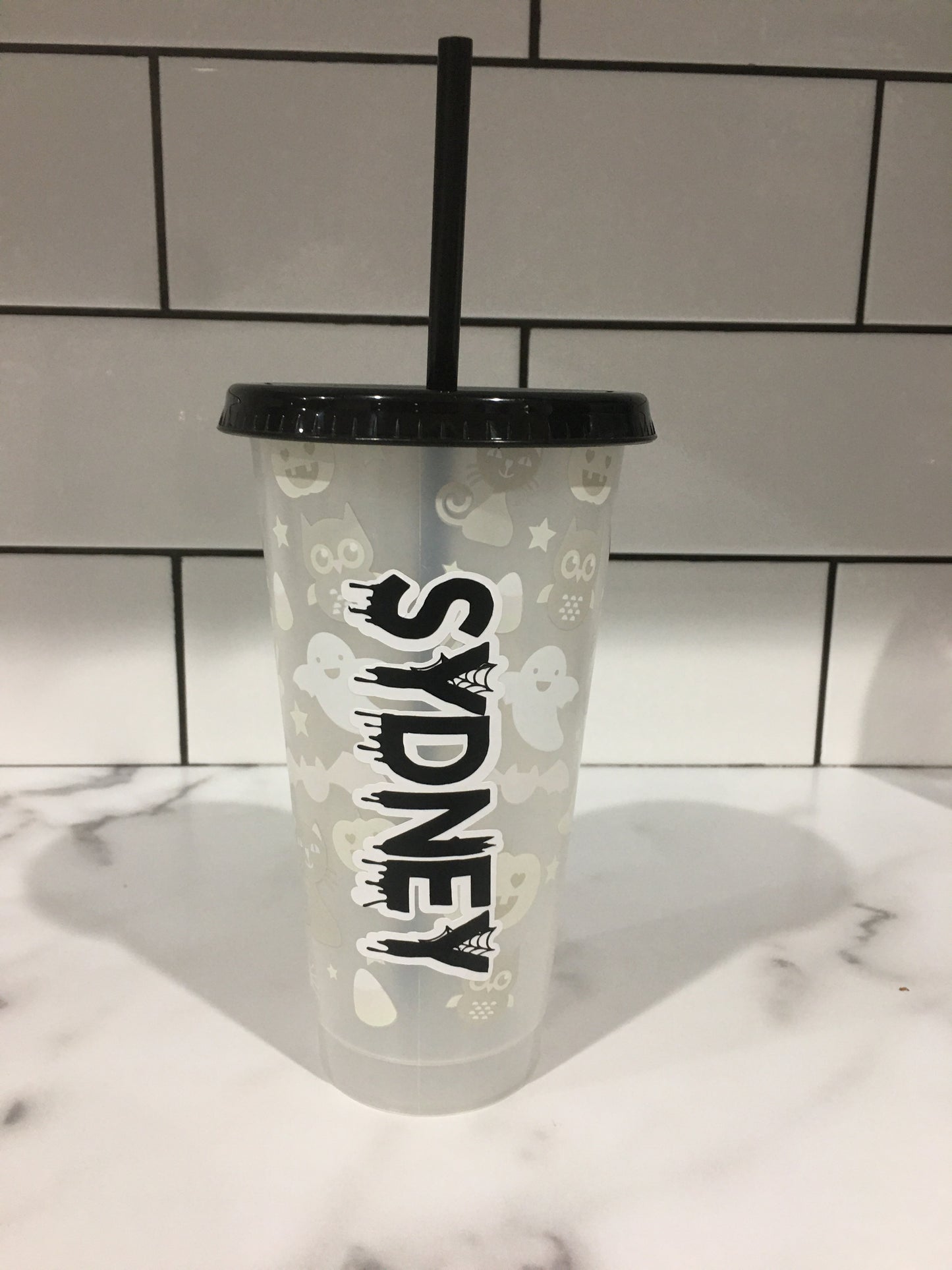 Halloween colour changing Personalised cup