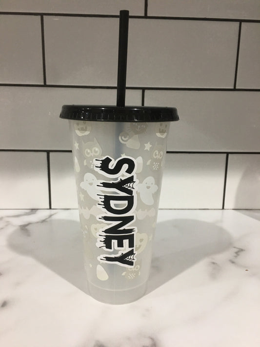 Halloween colour changing Personalised cup