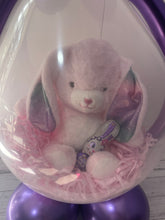 Load image into Gallery viewer, Easter bunny stuffed balloon Teddy &amp; Choc
