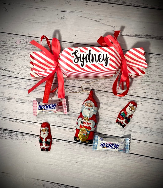 Christmas Stripes Bon Bon Personalised