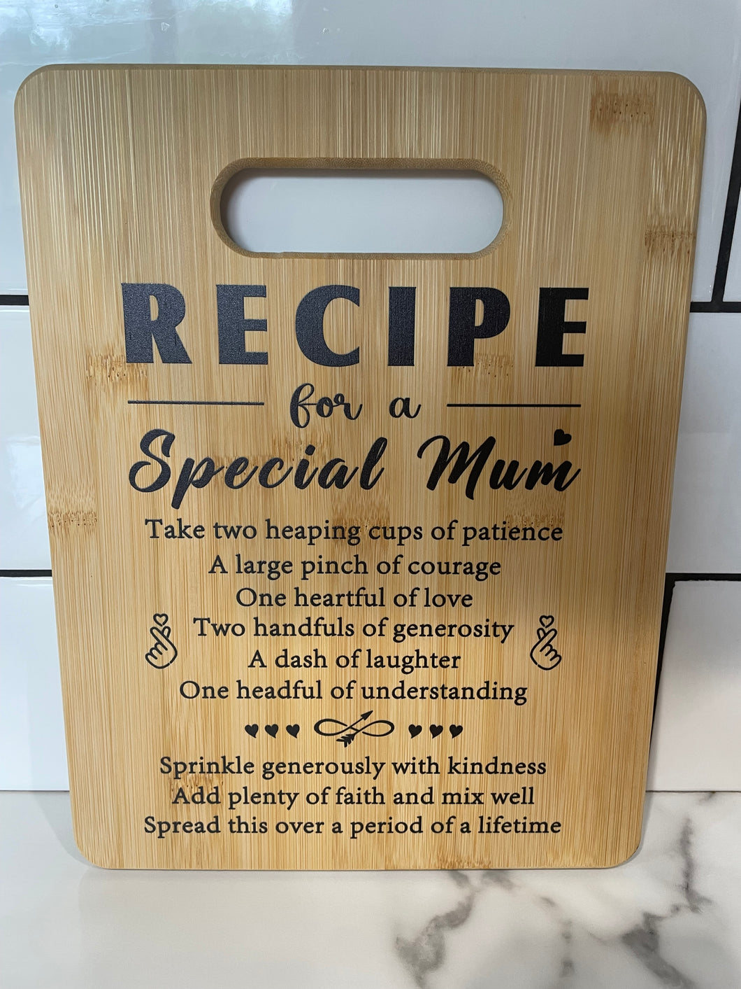 MOTHER’S DAY CHOPPING BOARD GIFT