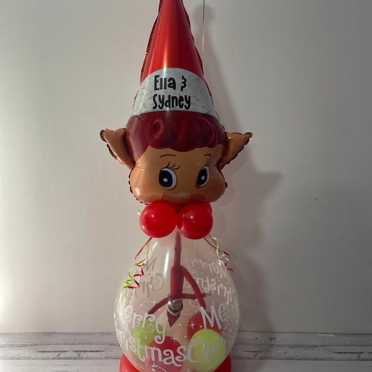 Elf Arrival Balloon BYO TOP ELF BALLOON
