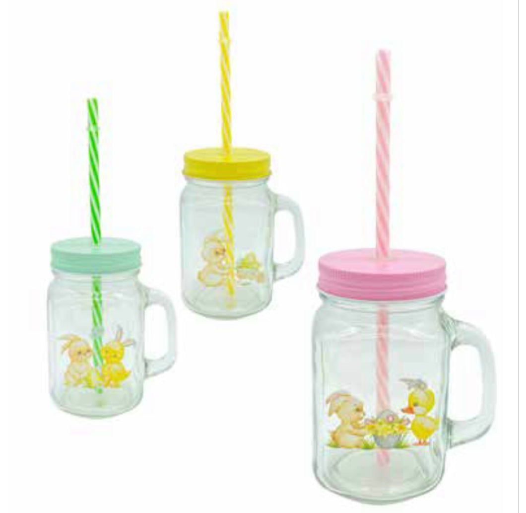 EASTER GLASS MASON JAR