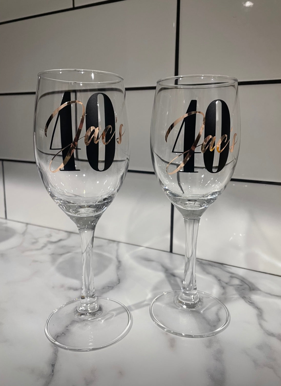 Personalised Wine Glass