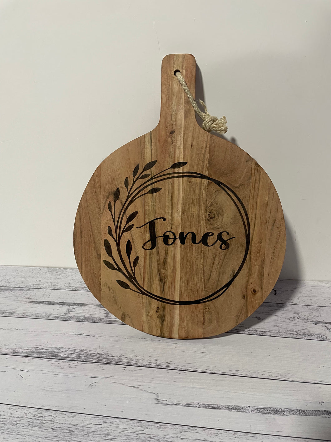 Surname wooden board