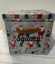 Load image into Gallery viewer, Christmas Collapsible Personalised Box
