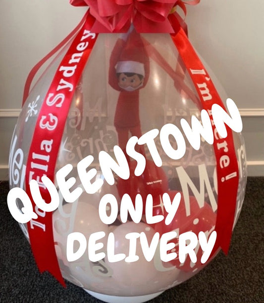 Elf Arrival Stuffed Balloon QUEENSTOWN