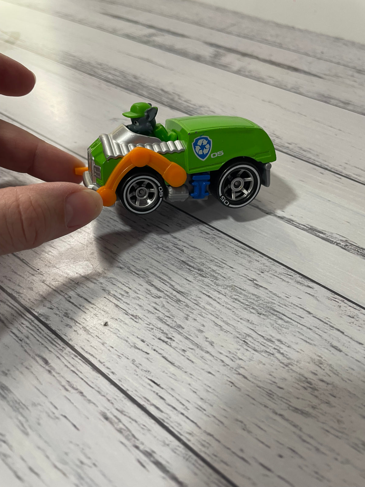 Paw Patrol Rocky Metal Diecast Car.