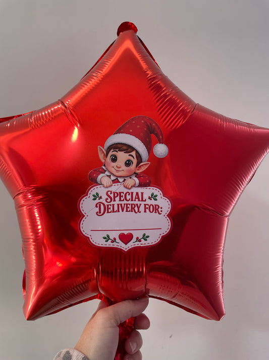 Magical Elves Arriving Stuffed Balloon