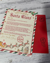 Load image into Gallery viewer, Santa Letter Personalised
