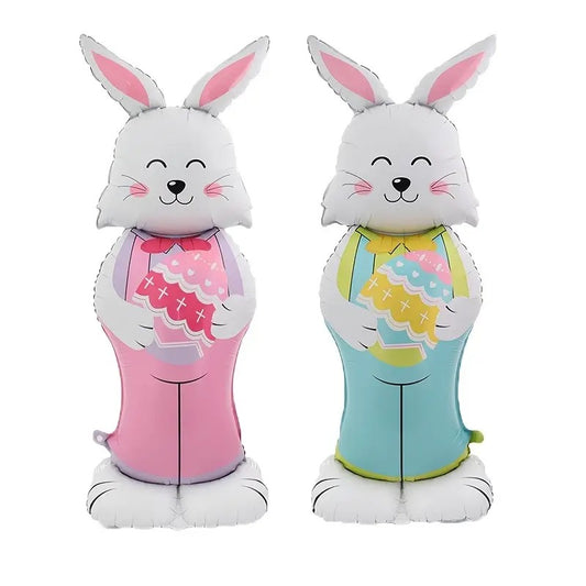 Standing Foil Easter Bunny balloon