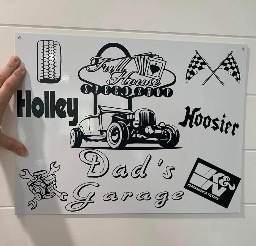 Father’s Day Tin Garage Sign