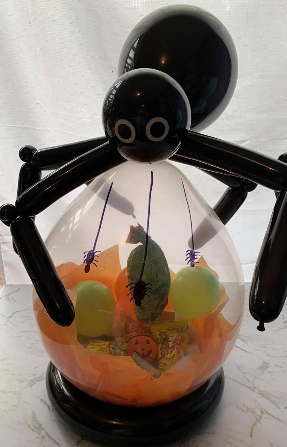 Halloween themed stuffed balloon SPIDER